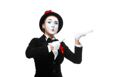 Sürpriz MIME portresi