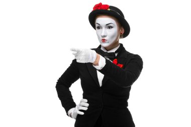 MIME işaret parmağı portresi
