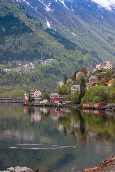 Paysages pittoresques des fjords norvégiens . — Photo