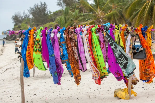 Beautiful colourful scarfes — Stock Photo, Image