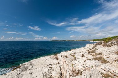 Pula, Hırvatistan'daki vahşi beach