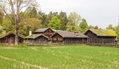 Norveç dağ tatil evleri.