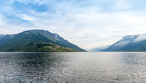 Scenic landscapes of the Norwegian fjords. — Stock Photo, Image