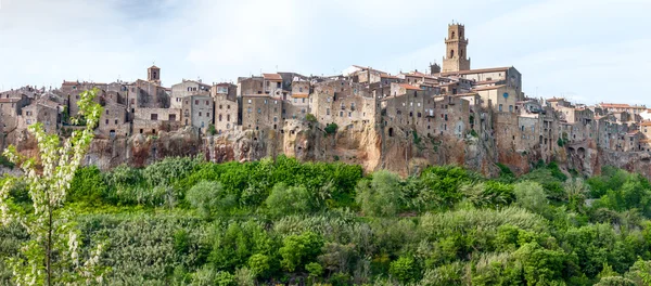 City on the clif in  Italy — Stock Photo, Image