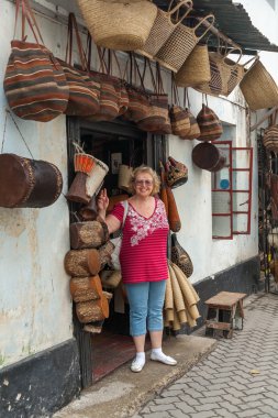 Kenya egzotik el yapımı Çantalar. Afrika