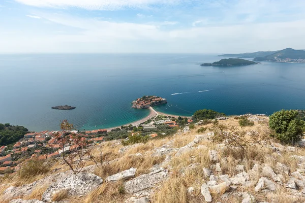 St. Stephan eiland in Montenegro — Stockfoto