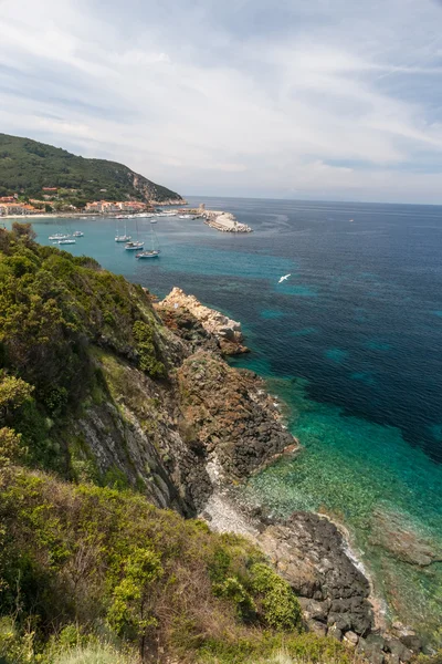 Byn i Marciana Marina. Ön Elba — Stockfoto