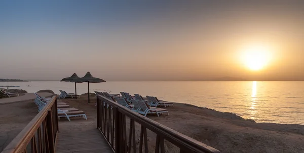 Sea Sunset in Egypt — Stock Photo, Image