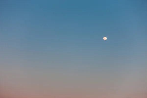 Full Moon in daylight sky — Stock Photo, Image