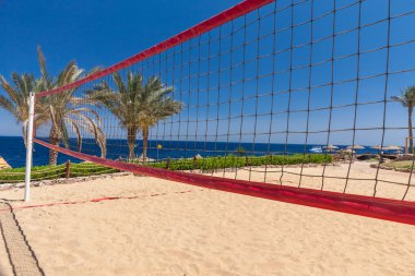 Lüks otelin kumsalı, Sharm el Sheikh, Mısır