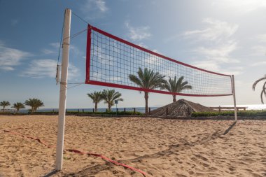 Lüks otelin kumsalı, Sharm el Sheikh, Mısır