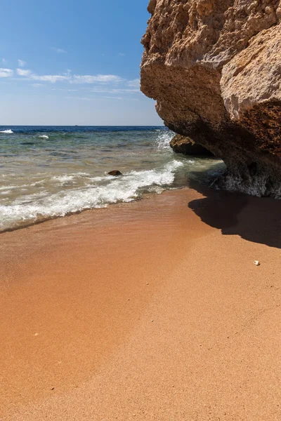 Panorama of the beach at reef, Sharm el Sheikh, Egypt — Stock Photo, Image