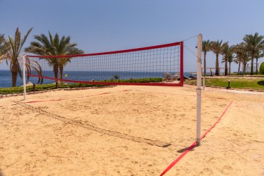 Lüks otelin kumsalı, Sharm el Sheikh, Mısır