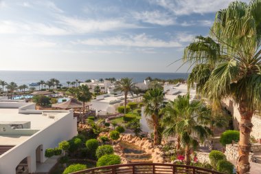 Lüks otelin kumsalı, Sharm el Sheikh, Mısır