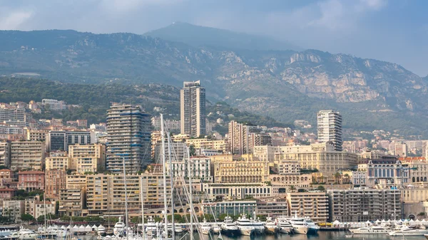 Panorama miasta monte carlo w Monako. — Zdjęcie stockowe