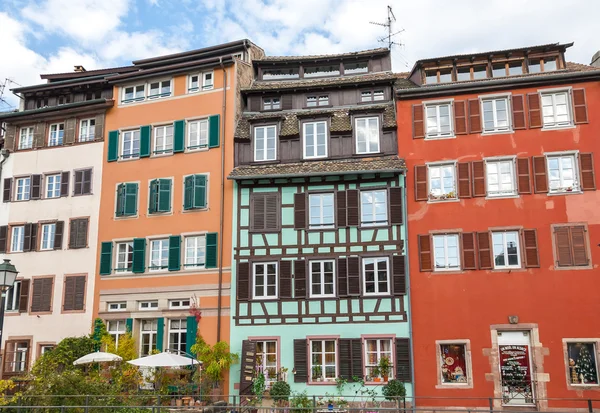 Straatsburg, water aquaduct in petite france gebied — Stockfoto