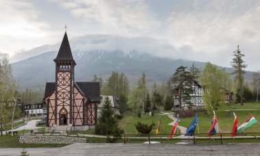 Slovakya, stary smokovec Kilisesi.