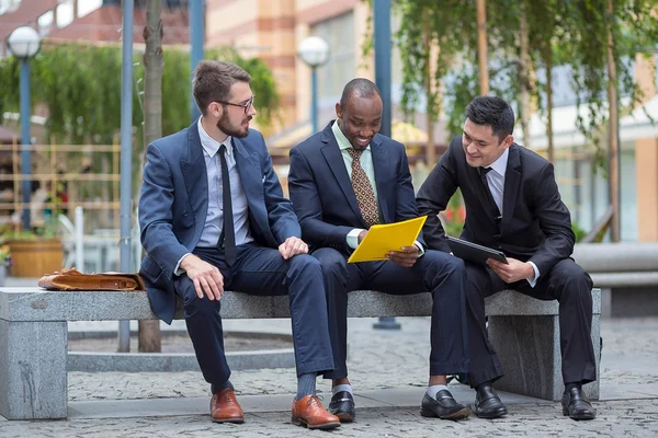 Portrait of multi ethnic business team — Stock Photo, Image