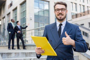 Çok etnik iş takım portresi 