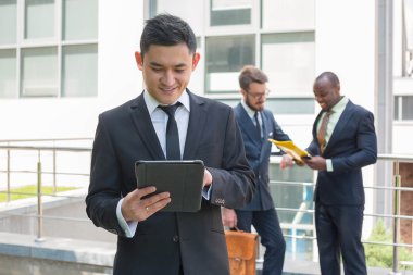 Çok etnik iş takım portresi 