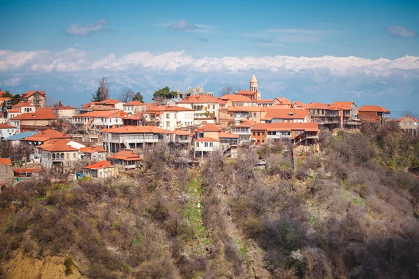 Blick auf die Altstadt von Sighnaghi in Georgien — Stockfoto