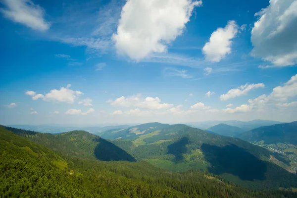 Bellissimi prati in montagna — Foto Stock