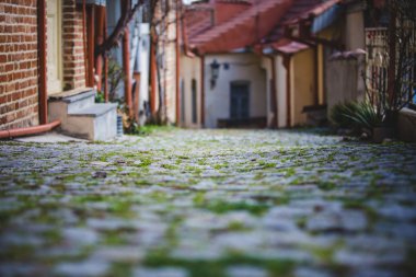 Taş kaplama çim Gürcistan ile büyümüş