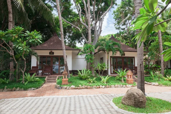 Bungalov Moderní Luxusní Hotel Ostrov Samui Thajsko — Stock fotografie