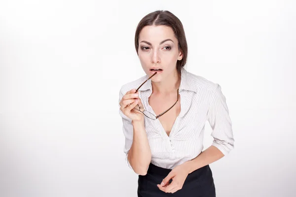 Picture of a beautiful business woman — Stock Photo, Image