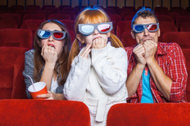The spectators in the cinema