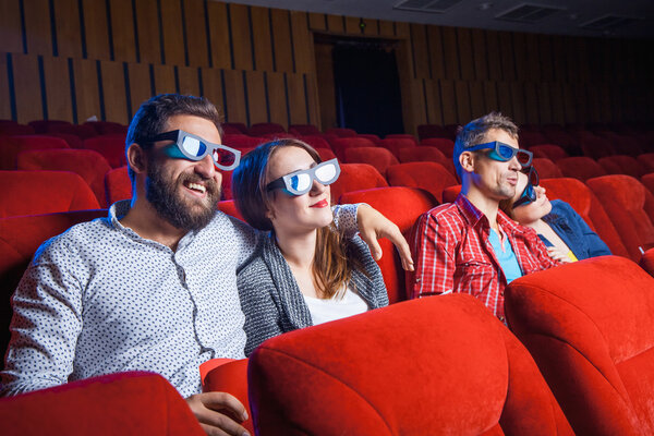 The spectators in the cinema