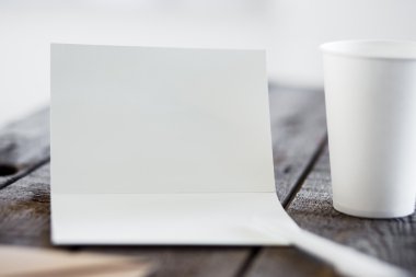 Boş davet tebrik kartı