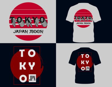 Tokyo tarzı popüler tipografi tişört tasarımı elbise satışı, poster afişi, vektör duvar kağıdı