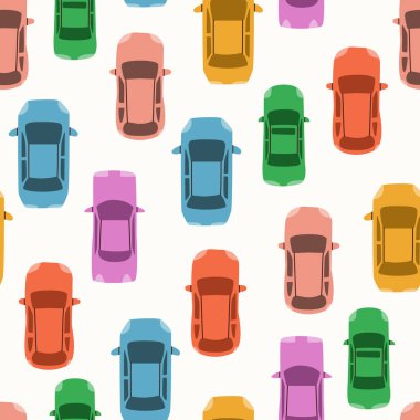 Üstten manzaralı, kusursuz bir model. Yolcu araçlarının düzlüğü.