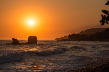 Sunset at Playa El Tunco, El Salvador