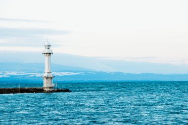 Pâquis Lighthouse or Phare des Pâquis in Geneva