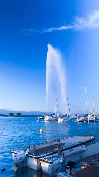 Simbolo della città a Ginevra, Svizzera — Foto Stock