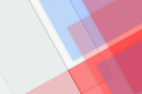 Fundo Geométrico Abstrato Branco Vermelho Azul — Fotografia de Stock