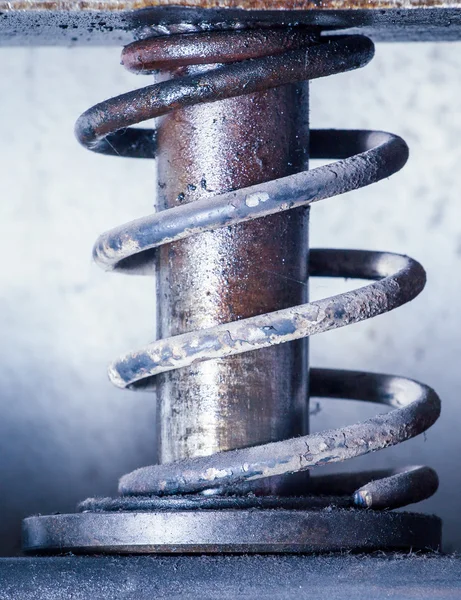 Old metal spring press — Stock Photo, Image