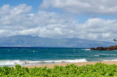 Hawaii, Kauai 'deki güzel Kaanapali Sahili