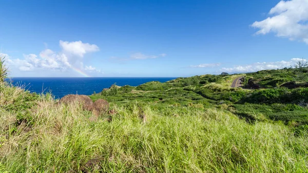 Hermosa Autopista Kahekili Kauai Hawai — Foto de Stock