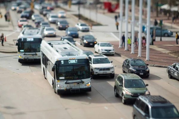 Tilt-Shift View of Baltimore City Public Bus Transportation