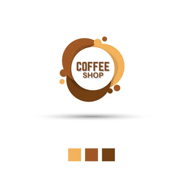 Design Logo Vectoriel Café Logo Café Maison — Image vectorielle