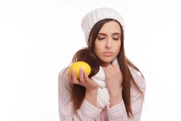 Young sick woman — Stock Photo, Image