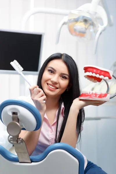 Stomatologia e concetto di assistenza sanitaria — Foto Stock