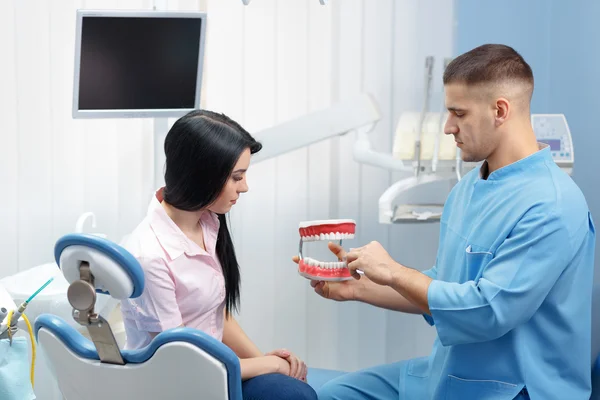 Стоматологія та концепція охорони здоров'я — стокове фото