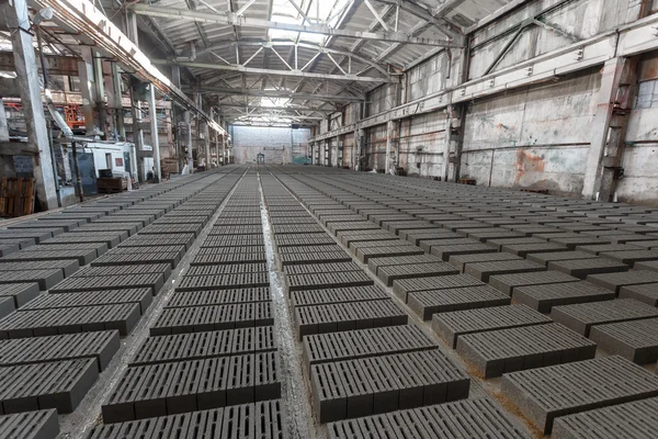 Stack of gray bricks — Stock Photo, Image