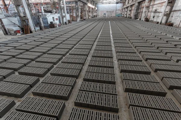 Stack of gray bricks — Stock Photo, Image