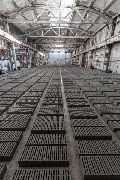 Stack of gray bricks — Stock Photo, Image