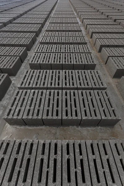 Pile de briques grises — Photo